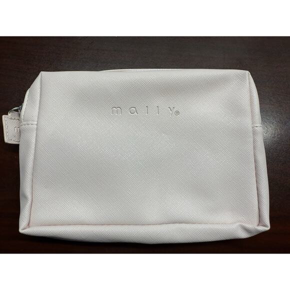 NEW Mally Wake Up Your Makeup Beauty Pink Cosmetics Make Up Zipper Close Bag - Picture 4 of 9